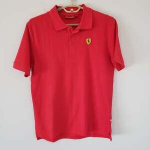 Ferrari Official Scuderia Ferrari Formula One Red Polo Size Medium